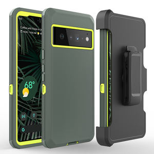 GSCASE 3-laags <span class=keywords><strong>Heavy</strong></span> <span class=keywords><strong>Duty</strong></span> Holster Belt Clip Telefoonhoesje Defender <span class=keywords><strong>Case</strong></span> Stootbestendige Armor Telefoonhoes voor <span class=keywords><strong>Google</strong></span> Pixel 9 Pro - Product Image 4