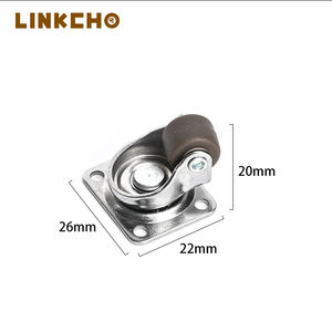 <span class=keywords><strong>Roulettes</strong></span> pivotantes modernes LINKCHO, <span class=keywords><strong>adhésives</strong></span>, en fer, silencieuses, avec frein, sans perçage, pour hôpitaux, petites salles de bain et salons - Product Image 3