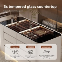 Armoire à bijoux haut de gamme pour chambre à coucher, meuble de rangement pour bijoux sur pied, îlot de rangement minimaliste pour bijoux dans dressing