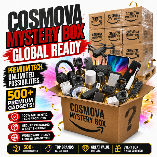 MYSTERY BOXES Advanced Electronics Mystery Box with Speaker-Family Fun Smart Gadgets Collectibles for Everyone