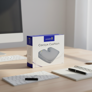 Coccyx Seat Cushion for Tailbone Pain Relief Orthopedic Sitting Support Memory Foam Cushion - Product Image 1