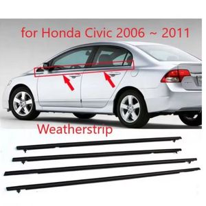 Joint d'étanchéité de vitre extérieure de voiture pour <span class=keywords><strong>Honda</strong></span> <span class=keywords><strong>Civic</strong></span> <span class=keywords><strong>2006</strong></span> 2007 2008 2009 2010 2011 Bande de joint de porte de voiture - Product Image 1