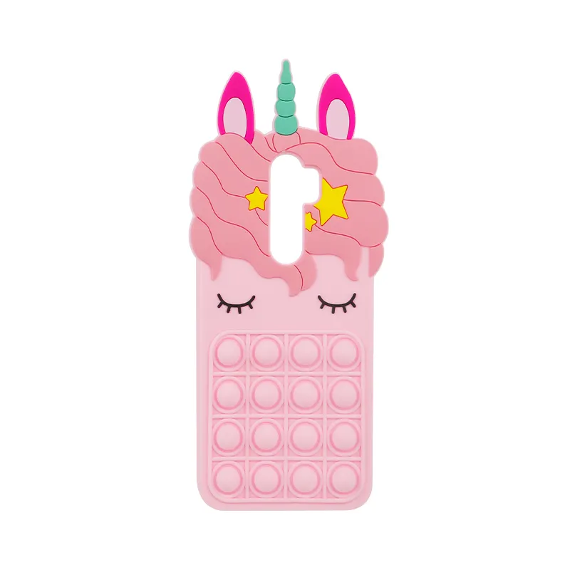 Custom design Rainbow Unicorn Cute Animal Silicone Cartoon Phone Case For IPhone For Samsung For Huawei I Phone Cover