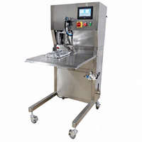 Machine de remplissage automatique de jus de cidre de pomme et de vinaigre liquide en Bag-in-Box de 3L et 10L avec injection d'azote