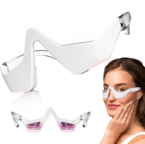 Lunettes de thérapie microcourante sans fil portables pour le soin des yeux, anti-rides, équipement de massage oculaire à lumière rouge, recharge USB, anti-âge - Product Image 3