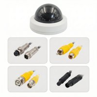 Caméra de Voiture Mini Dôme Intérieure Étanche IP65 Haute Résolution avec Capteur d'Image CCD pour Vue Latérale et Frontale de Bus, Vision Nocturne