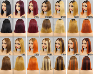 Peluca Bob Lacia de <span class=keywords><strong>Cabello</strong></span> Humano Virgen con Cutícula Alineada, Doble Trama, con Cierre Kim 2*6, Pelucas Frontales de Encaje 100% <span class=keywords><strong>Cabello</strong></span> Humano para Mujeres Negras - Product Image 5