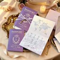 Carte d'invitation de mariage personnalisée avec impression à chaud, carte de vœux pliée, ensemble d'invitations de mariage de luxe