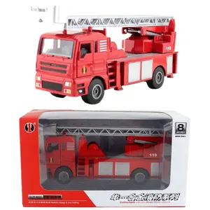 סיטונאי Diecast מיני אש משאית צעצוע ילדי צעצועי לחימה מחיר רכב סט משאיות חירום רכב סולם אש משאית צעצוע מכונית