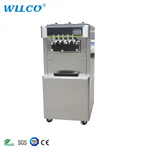 New Product Commercial Ice Cream Machine High Quality Whole Stainless Steel Body 5 Flavor Soft Ice Cream Machine