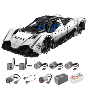 TGL T5052 2026 NUEVO MOC 1:8 Coche Deportivo RC V16 Modelo de Ladrillos Juguetes de Construcción DIY para Niños Regalo de Navidad 4016 Piezas Sets de Bloques de Construcción - Product Image 6