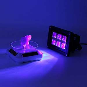 Plateau tournant solaire à 360 degrés pour l'affichage de bijoux, compatible avec les lampes de polymérisation UV, les imprimantes 3D LCD SLA DLP et les accessoires d'affichage. - Product Image 4