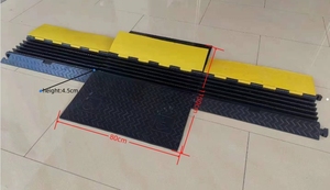 แผ่นยางปูพื้น PVC ป้องกันสายไฟ สำหรับคนพิการ รถยนต์ และคนเดินเท้า - Product Image 4
