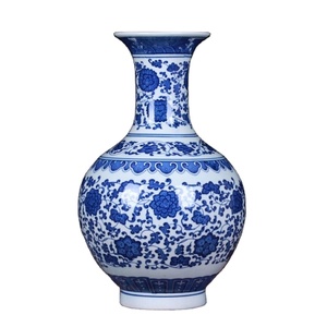 Vase <span class=keywords><strong>de</strong></span> sol en porcelaine Art Déco <span class=keywords><strong>de</strong></span> haute qualité, design rustique, <span class=keywords><strong>pot</strong></span> à fleurs moderne pour la décoration <span class=keywords><strong>de</strong></span> la maison, glaçure peinte - Product Image 1