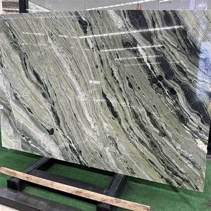 Bellissimo marmo verde lucido per <span class=keywords><strong>La</strong></span> parete della Cina ghiaccio giada verde piastrelle di marmo 600x300 Shangri-<span class=keywords><strong>La</strong></span> giada verde marmo - Product Image 2