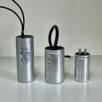 Condensateur à film métallisé EPERS CBB60 25µF 450V AC, boîtier en aluminium, pour démarrage de moteur de pompe à eau submersible, tolérance 5%