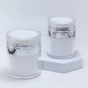 15/30/50g Airless Pump <b>Jar</b> <b>Empty</b> Acrylic Cream Bottle Refillable Cosmetic Easy to Use Container Portable Travel Makeup Tools - Product Image 5