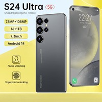 Vente en gros de smartphones 3G/4G transfrontaliers, 1+16G, grand écran de 6,8 pouces, Android, prix bas, commerce extérieur
