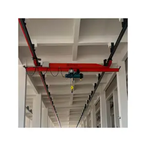 LX 1ton 2ton 3ton 5ton 10ton Single Girder Suspension EOT Crane Overhead Crane for Warehouse