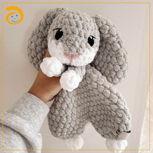 Ganchillo Bonnie Bunny Lovely <span class=keywords><strong>Amigurumi</strong></span> Toy Edredón manta Regalo para niños Kawaii Baby Gift Rabbit - Product Image 4
