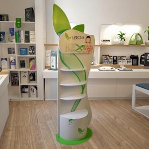 Papier personnalisé Parfum Soins de la peau Vernis à ongles Maquillage Rouge à lèvres Cils Fsdu Pop Carton ondulé Présentoir de cosmétiques - Product Image 1