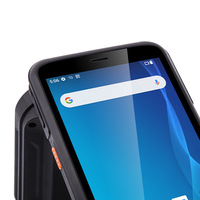 RF550 5.5 Inci IP67 Perangkat Genggam Tangguh Android13 MT6762 Pembaca RFID UHF Jangkauan Jauh 4GB RAM 64GB ROM Baterai Ganda Pengisian Cepat 18W
