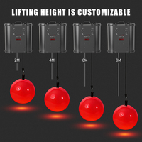 Nouvelle discothèque Disco Ball Beam Lighting RGB Disco Ball Décorations Lumière Led Kinetic Lifting Ball Light