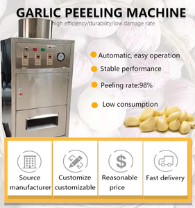 Éplucheur et machine à éplucher l'ail en acier inoxydable de qualité commerciale avec design en forme de seau, facile à utiliser, garantie 1 an - Product Image 2