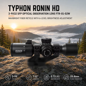 กล้องเล็ง TYPHON LPVO 3-9x32 SFP HD ระดับมืออาชีพ |   ตัวเรือนอะลูมิเนียมอัลลอย |   กันน้ำ กันกระแทก |   กิจกรรมกลางแจ้ง - Product Image 1