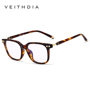 Gafas de Computadora Veithdia TR90, Montura Rectangular Completa, Protección Anti Luz Azul, Unisex, Modelo 8002 - Product Image 3