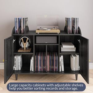 <span class=keywords><strong>Meuble</strong></span> de <span class=keywords><strong>rangement</strong></span> populaire de style mid-century, support pour tourne-disque, armoire de <span class=keywords><strong>rangement</strong></span> pour disques vinyles avec <span class=keywords><strong>rangement</strong></span> pour vinyles - Product Image 4