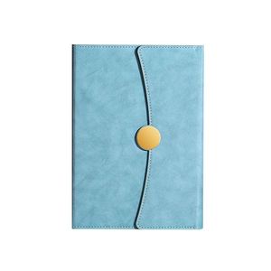 Agenda de Lujo Ecológica y Elegante con Tapa Dura, Cierre de Botón Metálico Dorado, Logotipo Personalizado, Diario de Negocios, Oficina - Product Image 1