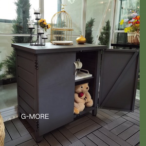 Armoire extérieure moderne pour patio et balcon, casier étanche pour outils de jardin - Product Image 3