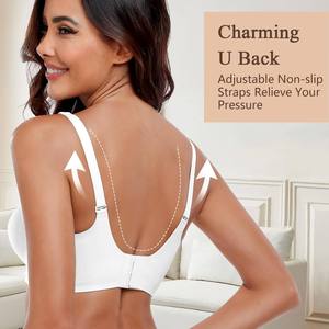 High Quality Wholesale Maternity Nursing <strong>Bras</strong> <strong>No</strong> Underwire Bralette Seamless Breastfeeding Full Cup High Support Push up <strong>Bra</strong> - Product Image 2