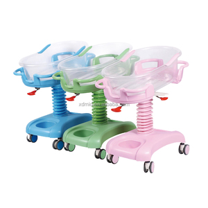 Newborn Care Hospital Furniture Bassinet <strong>Bed</strong> and Baby Transfer <strong>Cart</strong> <strong>Plastic</strong> Baby Cot for Hospital Use - Product Image 4