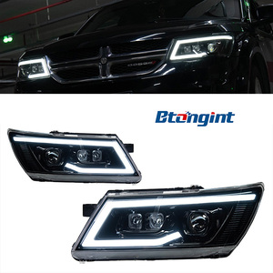 Adatto per Dodge Journey 09-15, gruppo ottico anteriore aggiornato con luci diurne a LED Rolls Royce e lente a LED dinamica per indicatori di direzione. - Product Image 3