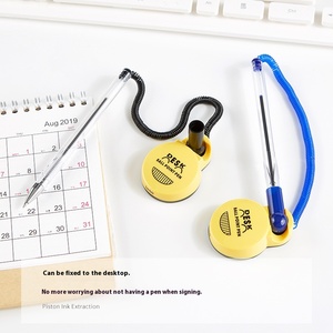 Pensil meja tulis kantor Senyum kreatif 0.5 "peluru depan bisnis pulpen Logo plastik tanda tetap untuk bisnis meja depan - Product Image 2