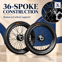 Kit de roues 17 pouces à 36 rayons pour Sur Ron Light Bee X S CST, pneus de route avant et arrière, pièces de modification pour Supermoto E-Bike