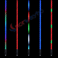 Fouet lumineux LED de chasse avec tige en fibre de verre, intérieur étanche, avec télécommande, pour bateau, ATV sun-am, 1 pièce
