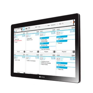 Système d'affichage de cuisine de restaurant de 21.5 pouces fenêtres android kds écran tactile équipement de cuisine commerciale