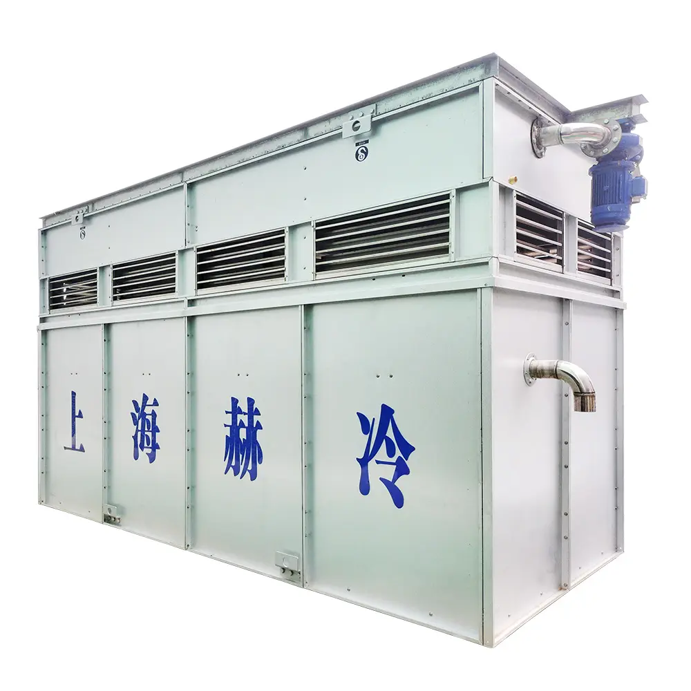 Condensador evaporativo de refrigeración Condensador de intercambiador de calor industrial para unidad de compresor