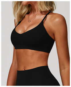 Reggiseno di Yoga in tessuto di lana lavorato femminile Bodytight Beauty Back Fitness Yoga <span class=keywords><strong>abbigliamento</strong></span> da corsa esercizio sportivo intimo Sexy reggiseno - Product Image 6