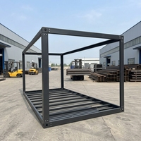 Structure de bâtiment démontable avec assemblage boulonné et aménagement ouvert pour l'installation de espaces préfabriqués et sur site