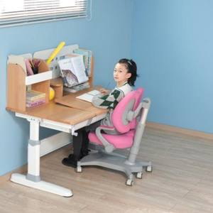 Eco-Moderne Studie Bureau Hoogte Aanpassing Geïntegreerde Boekenplank Home Office School Baby 'S Kids Modern Design Kids Studiebureau - Product Image 5