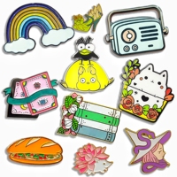 Badges de revers personnalisés en gros, créez votre propre logo, nom, badges mignons en émail doux et dur, épingles métalliques pour vêtements