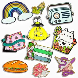 Spille in Metallo Personalizzate con Logo o <span class=keywords><strong>Nome</strong></span>, Badge per Cappelli e Bavette, Smalto Morbido o Duro, per Abbigliamento - Product Image 4