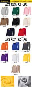 Kustom Logo Usa 100% katun polos pria Hoodie polos Vendor Jogger dan Hoodies Set bordir uniseks setelan olahraga tumpuk pria - Product Image 6