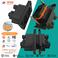 Connecteurs de rivetage sous pression IP67 4+10 80A, assemblage de câbles personnalisé pour utilisation en stockage d'énergie domestique/industriel