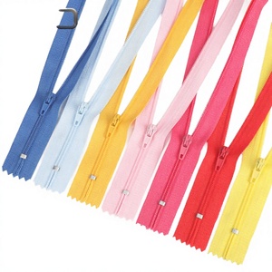 Fast Delivery 48 Hours 25 Colors Nylon Auto Lock Close-End Zipper for Bags Shoes Clothing Accessories - Product Image 2