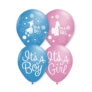 Decorazioni per Baby Shower '<span class=keywords><strong>È</strong></span> un Maschio' '<span class=keywords><strong>È</strong></span> una Femmina', Palloncini in Lattice con Logo Personalizzato, Palloncini '<span class=keywords><strong>È</strong></span> una Ragazza' e '<span class=keywords><strong>È</strong></span> un Maschio' - Product Image 5